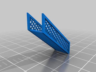 n scale railway lattice footbridge