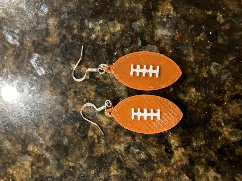 Football Earrings