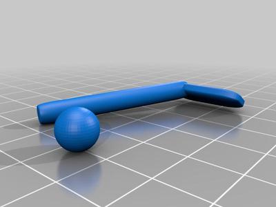 Lego golf club & ball