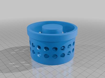 Air compressor HEPA filter housing