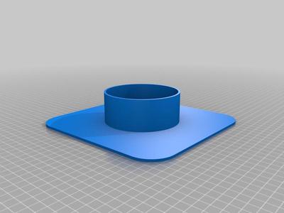 QIDI imate-s sidewall exhaust fan hose mount