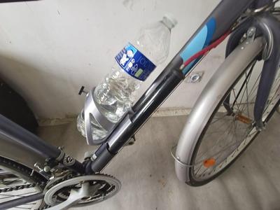 Bike water bottle (1.5L adjustable ) holder + pump holder remix