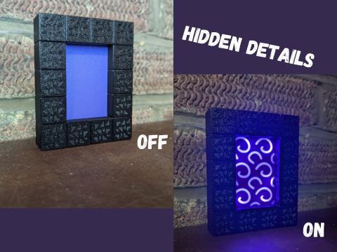 Nether Portal Night Light