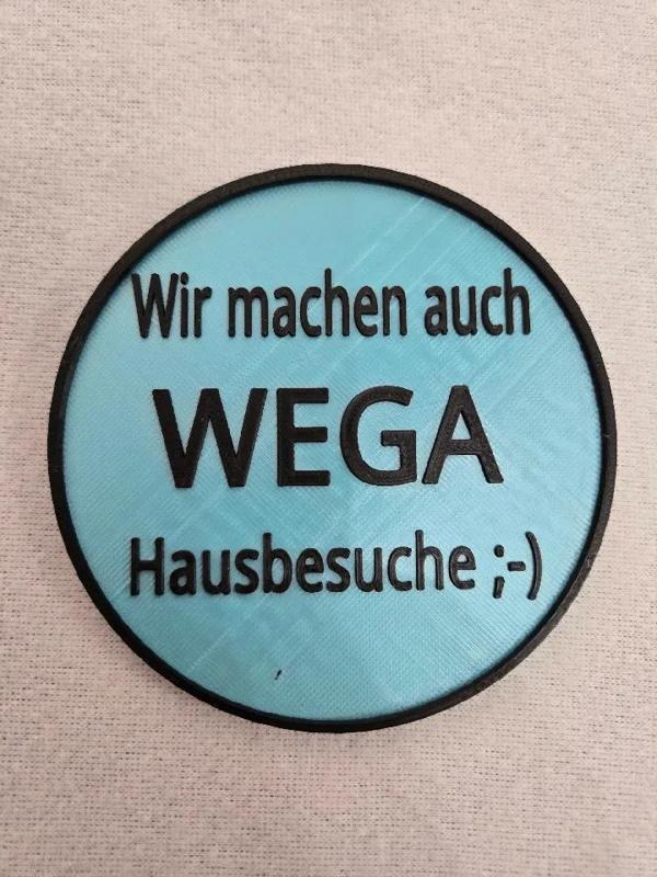 WEGA - Wir machen auch Hausbesuche  New Coaster Series - Aufdruck   