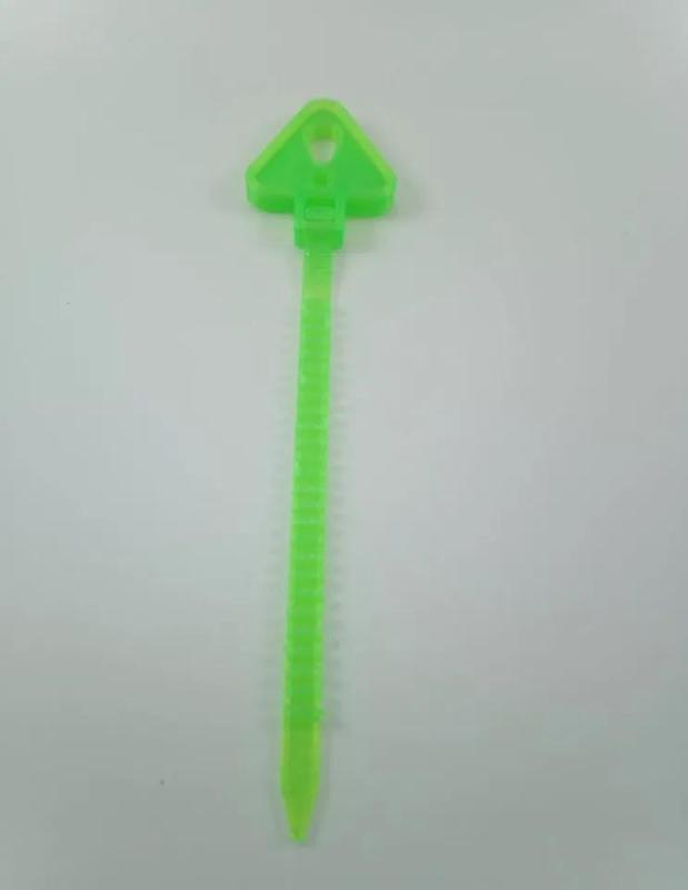 Cable Tie / Zip Tie with Warning Sign   