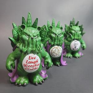 Cthulhu Bear  alt versions HP. lovecraft and live laugh worship.