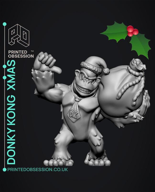 Donky Kong Xmas - DK - Fan Art