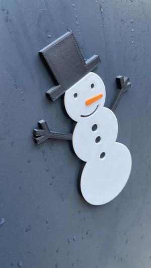 Snowman Magnet   