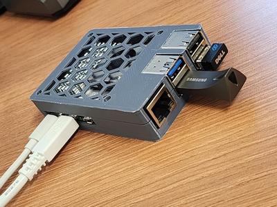 Raspberry Pi 5 Case (low profile + Active cooler)