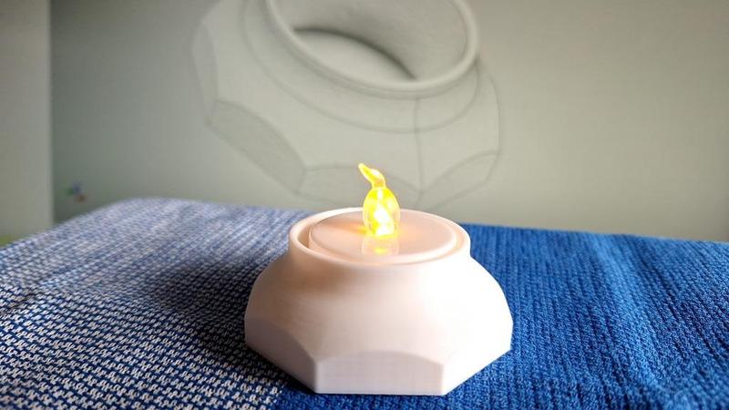 Teelicht Halter, minimalistisch / Tea Light Holder, minimalistic