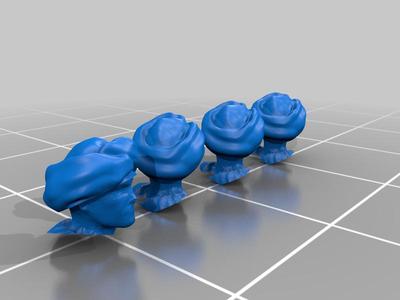 HaT Industrie Replacement Zouave Heads 1/72