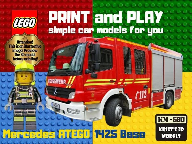 LEGO Mercedes Atego 1425 Base   