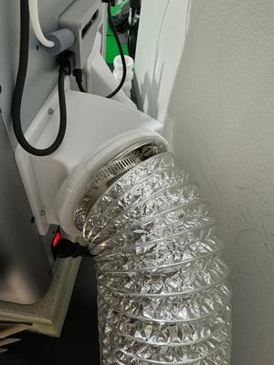 X1C/P1S Magnetic Rear Vent Hose 45° Adapter 4"