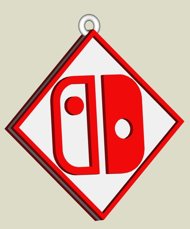Nintendo Switch earring, key chain, dogtag, jewlery
