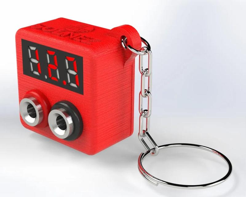 Mini Llavero Voltímetro de Bolsillo   