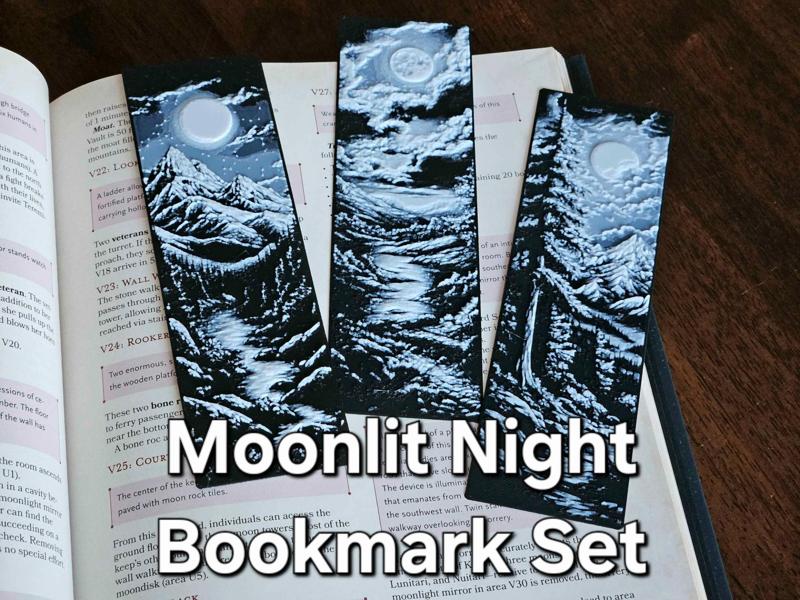 Moonlit Night - Bookmark Set