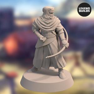 Night s Cult Archer - Pose 1 - Miniature - STL file