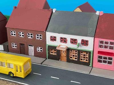 Village house 15 (typ A) - pub (z-scale)