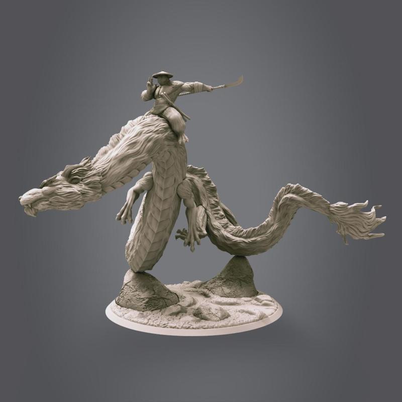 Spirit Dragon mounted