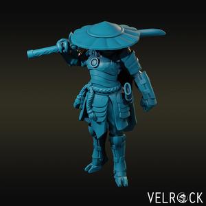 Warforged Samurai with Katana (Female)