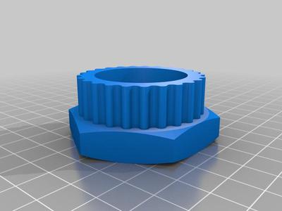 Weight holder for EQ telescope mount remix