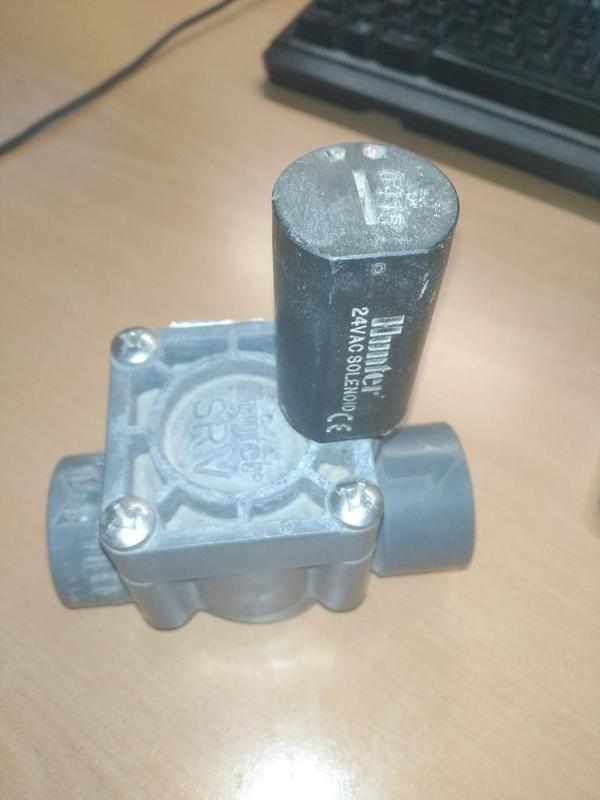 Wireholder for Hunter's irrigation sprinkler valve