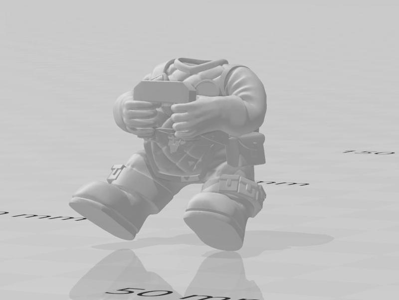 Space Dwarves sidecar gunner