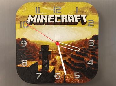 wall / desk clock Minecraft