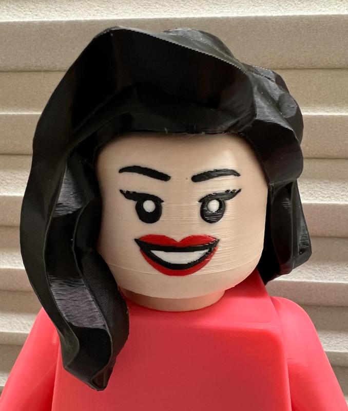 Big Brick * Female Face with Smile