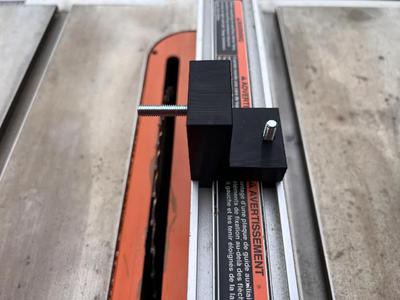 Table Saw Vertical Rail Holder-Rigid TS3650 for Featherboard and Accessories   