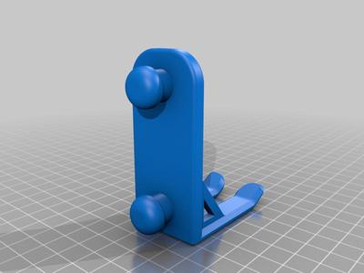 Fabrication table air tool holder