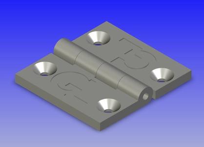 Hinge Sturdy 40x50mm / हिंग स्टर्डी 40x50mm / 鉸鏈堅固 40x50mm