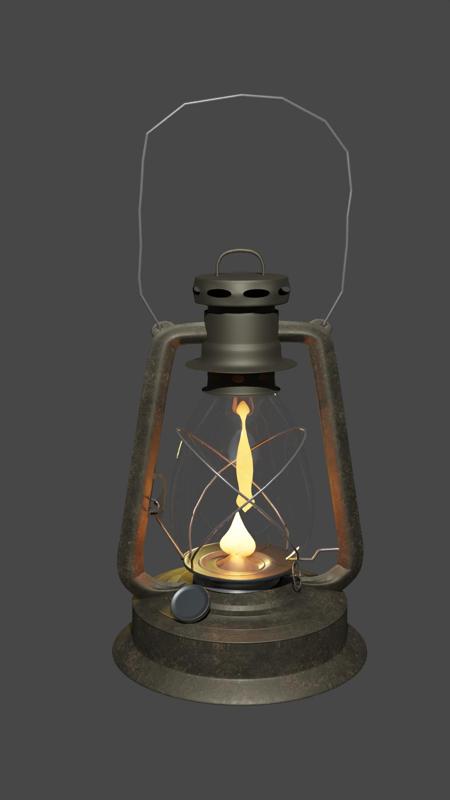 lantern 3d model.blend