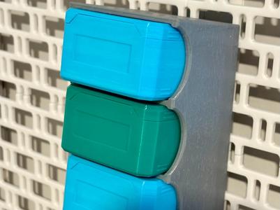 Skadis Rack for Small Parts Boxes - "Extra Tall"