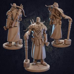 Jeremiah Blacksmith Artificer - Presupported