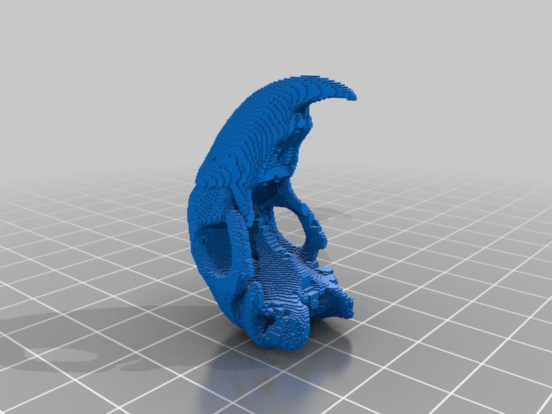 Macow Skull, simple not hollow