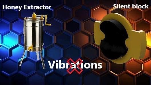 Silent block - Quarti brand honey extractor