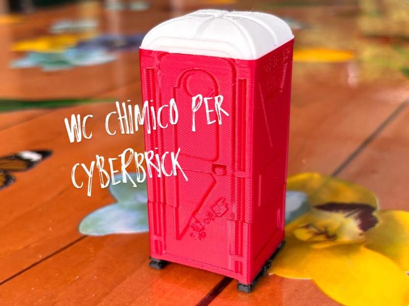 Chemical toilet for cyberbrick