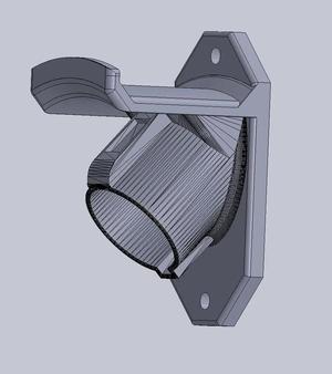 J1772 EV Charger Mount and Cable Hook - Remix   