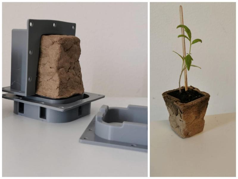 Growing Pot Cardboard Press mold