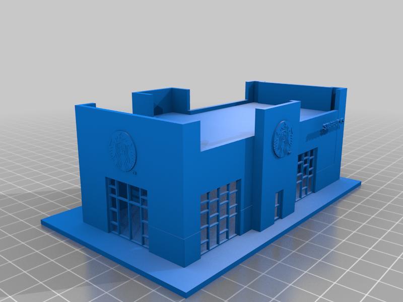 n scale famous coffee restaurant