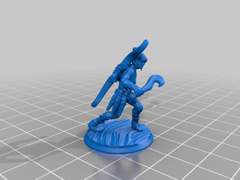 Water Genasi Ranger Marine Biologist