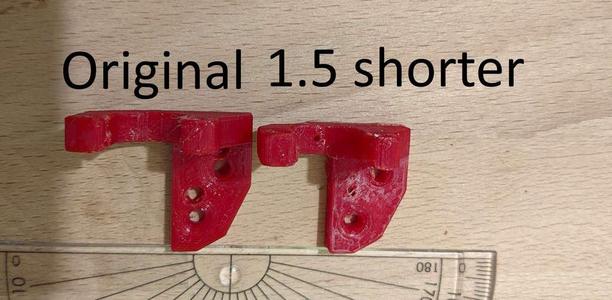 Bowden MODULAR X Carriage BLTOUCH CLONE Shorted 1.5mm and 1.8mm