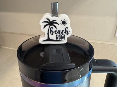Beach Bum Stanley Cup Straw Topper