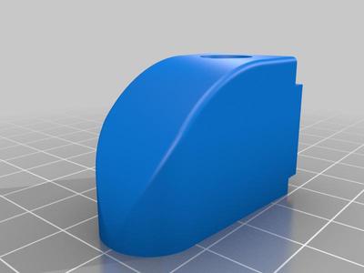 Mainsheet track endcap