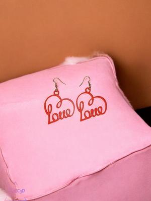 Love heart earrings