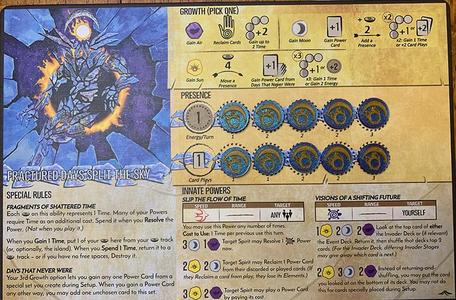 Spirit Island 2 color Fractured Days Split the Sky presence token