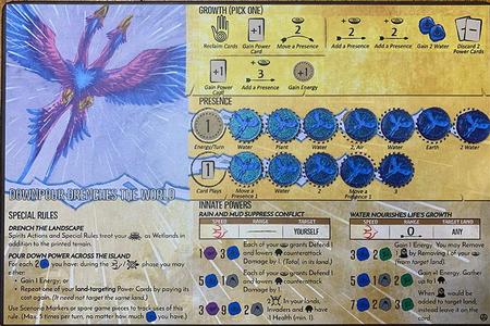 Spirit Island 2 color Downpour Drenches The World Presence Tokens