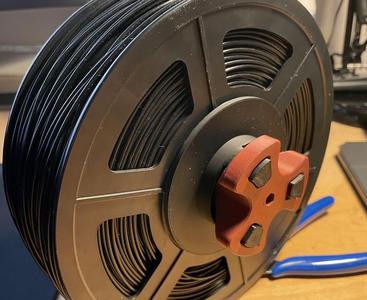 Respooler - adapter disks for 80mm inner circumference spools