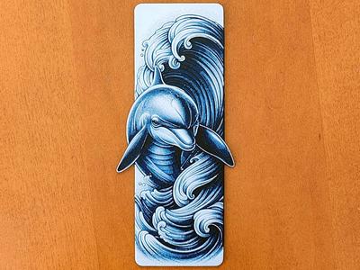 Dolphin Bookmark - Hueforge
